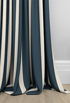 The British Stripe Co. Henry, Polzeath No.1 - Made to Measure Curtains